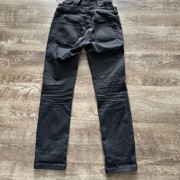Free People Washed Denim Black Overalls size 26 - Picture 5 of 8